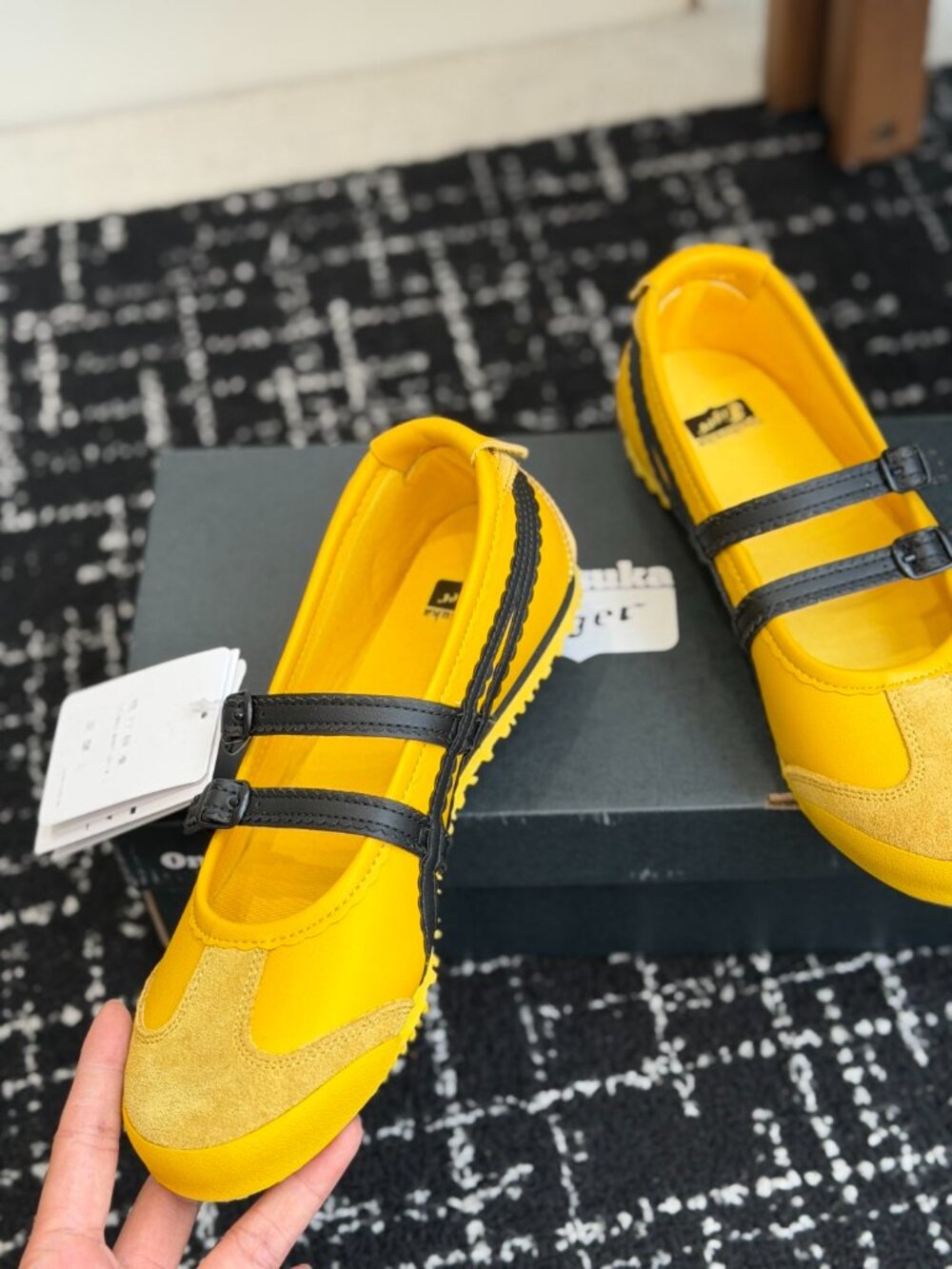 Onitsuka Tiger x Kiko Kostadinov Yellow Mary Janes - Picture 6 of 9